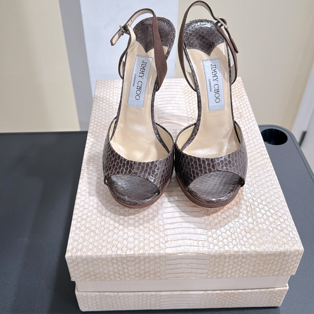 Snake Skin Jimmy Choo Heels